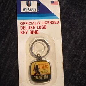 WinCraft San Francisco Giants Champions Key Ring - Black and Gold